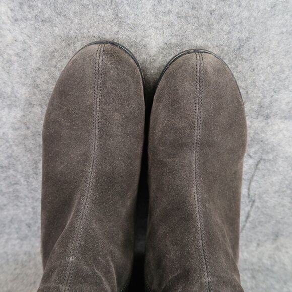 Gabor Shoes Womens 10 Wedge Boots Suede Knee High Zip Fashion Rinkata Patchwork - Picture 12 of 16